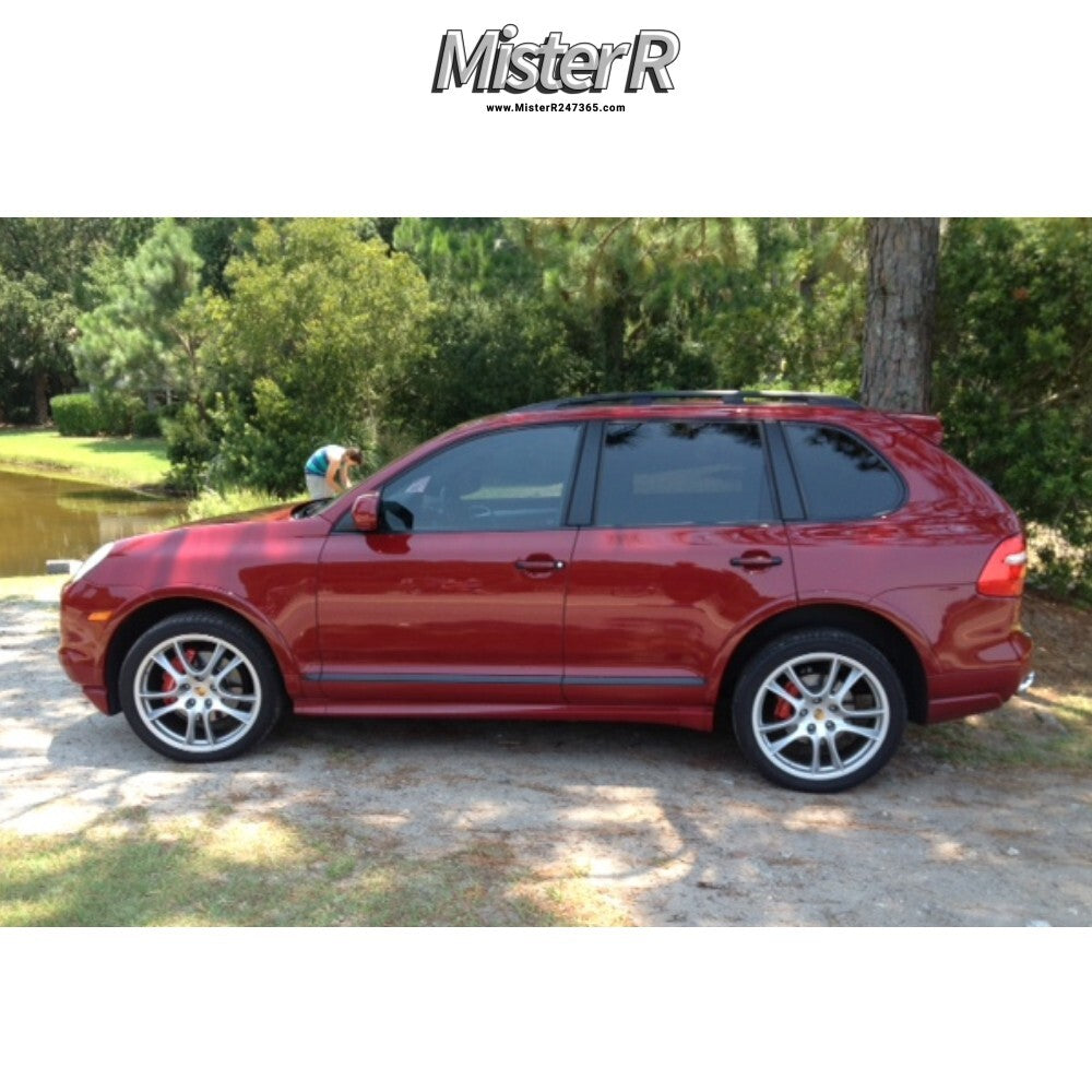 Porsche 955 • Cayenne GTS Emblem Set • Satin Aluminum • 9PA • #955559040004W92