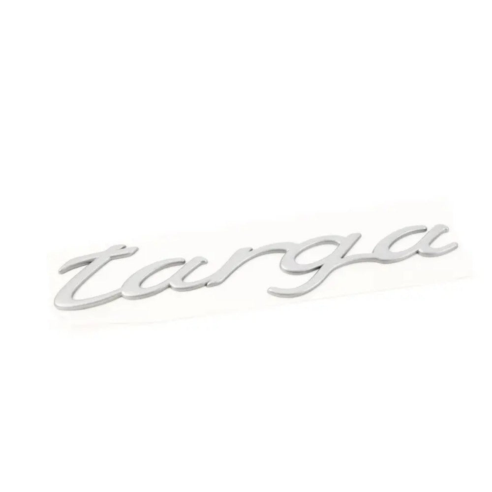 Porsche 911 997 • Targa Script Rear Deck Emblem • Satin Aluminum • #997559237051