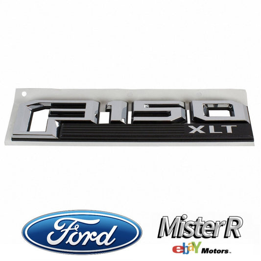 Ford • F-150 XLT Right/Passenger Fender Emblem • New OE Chrome • #FL3Z16720C0