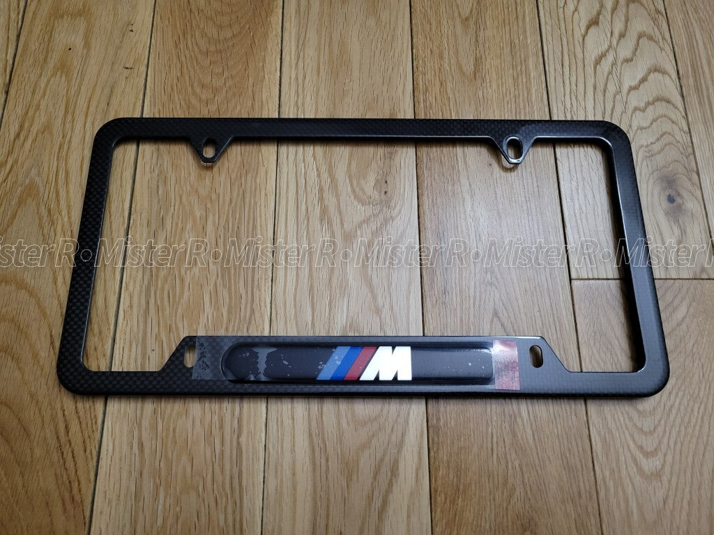 BMW • M Carbon Fiber License Plate Frame • Genuine OE • #821123484132