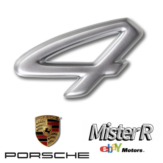 Porsche 993 • Carrera 4 Emblem • Silver • 911 C4S • #993559241014PU0