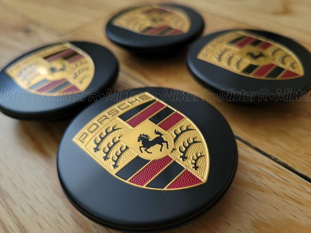 Porsche 991/992 • 911 Satin Black Center Cap ×1 • #99136120720 #9P1601349BJE14
