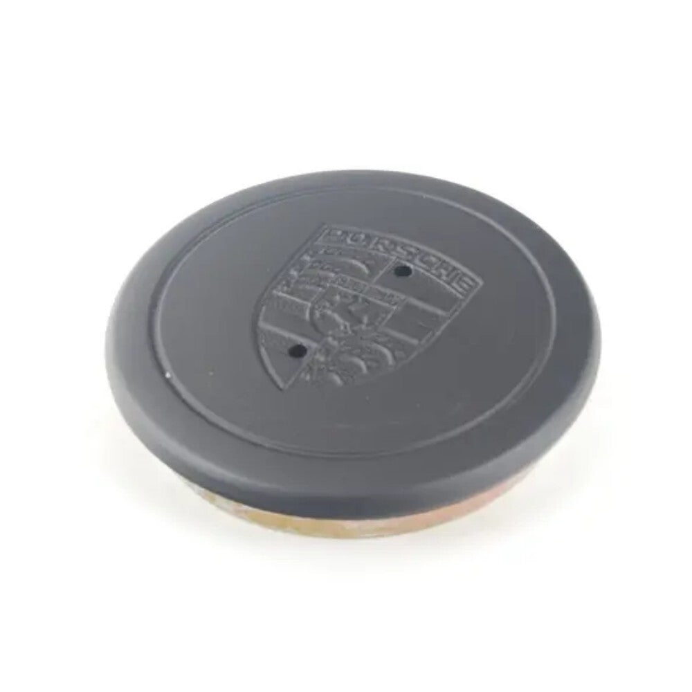 Porsche • Black Crest Center Cap • 911 912 930 944 • OEM #91136103228 ×11