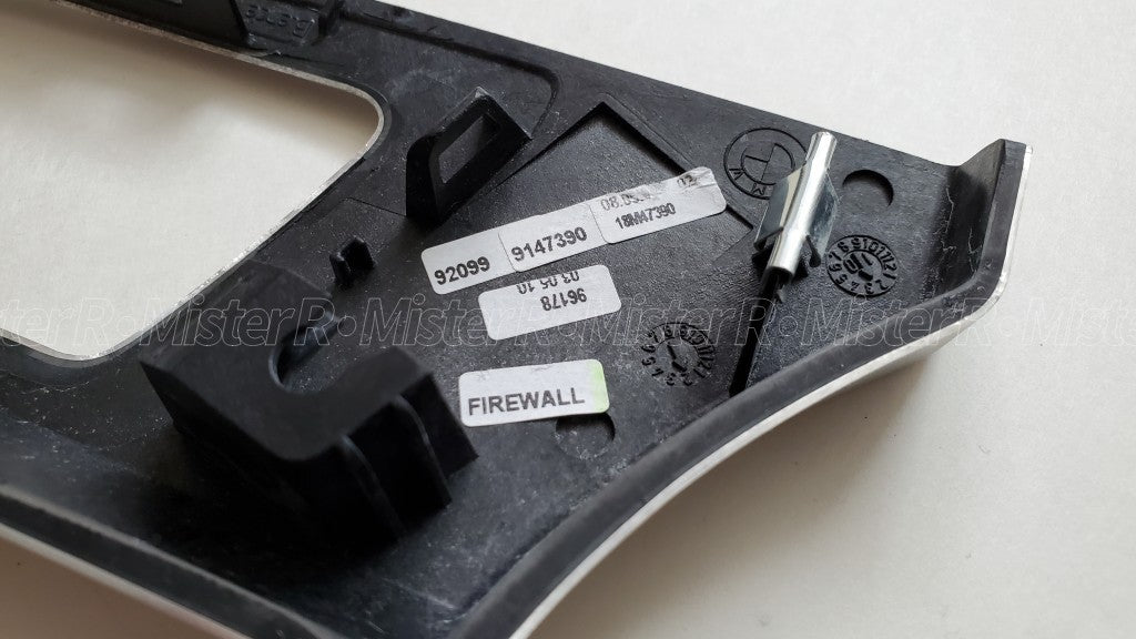 BMW E9X Driver/Left Dashboard Trim • Brushed Aluminum • E90 E92 E93 #514591473907