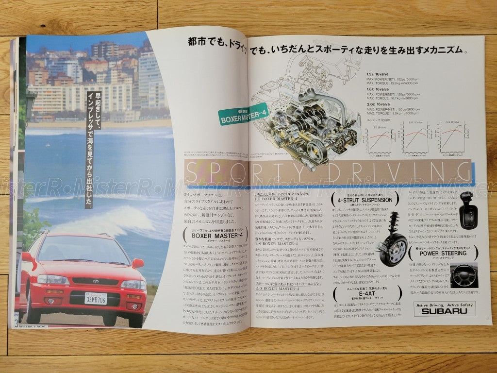 1996 Subaru Impreza Sports Wagon • Original Bug Eye WRX STi • JDM Sales Catalog10