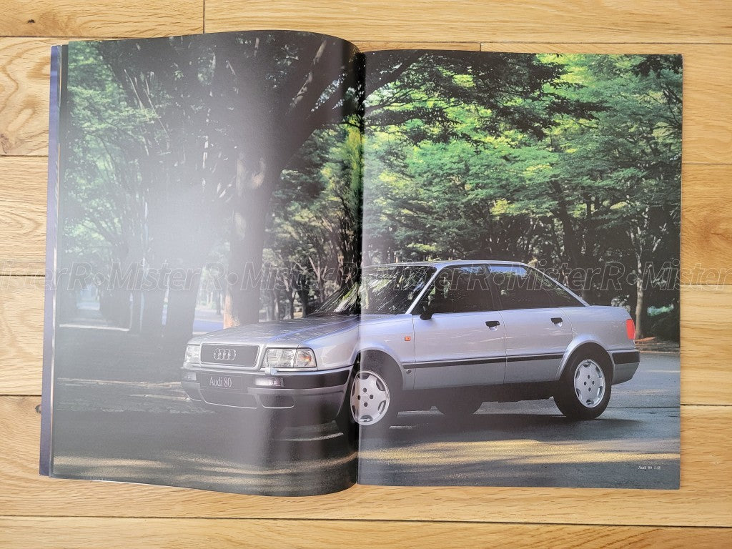 Audi 80 B4 • JDM Sales Brochure • 8C 91 92 93 94 95 • Original Japanese Catalog4