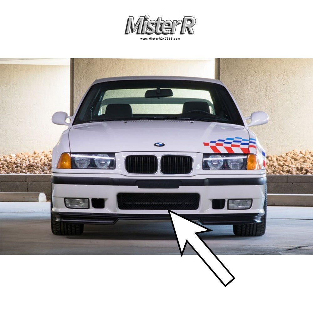 BMW E36 M3 • Lower Center Front Bumper Grille • New OER • #511122506851