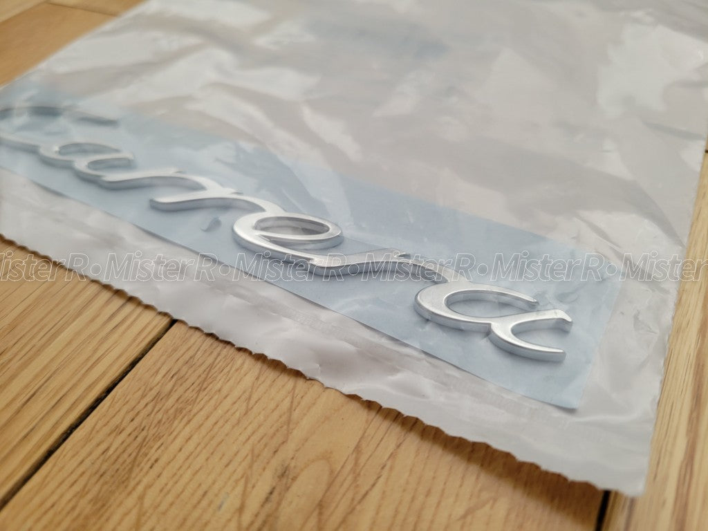 Porsche 911 991 • Carrera Rear Emblem • Chrome/Silver • 2013-2018 • #991559237013