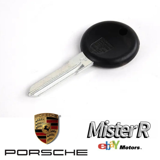 Porsche 924/944 • Key Blank w/ Black Round Head • New OE • #4778372190