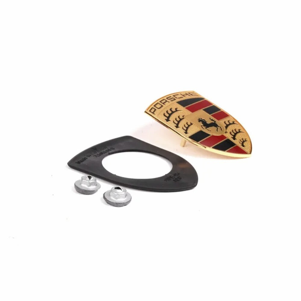 Porsche • Hood Crest Emblem Set • 911 Boxster Cayenne • #9P1853601 #991559211001