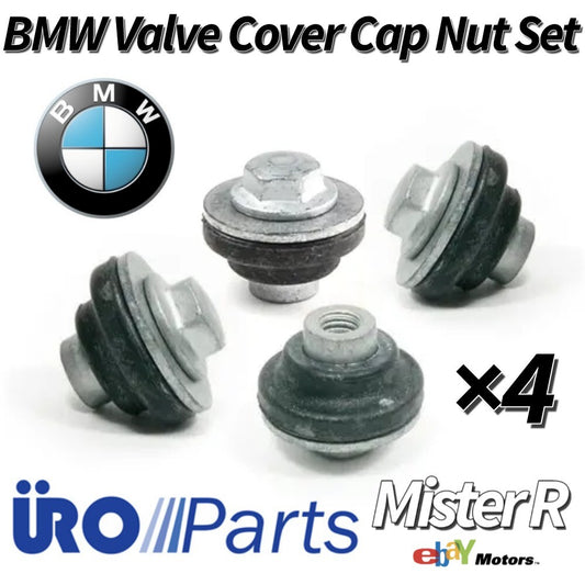 BMW Engine Valve Cover Nut x4 • E30 E34 E36 E39 E46 E53 E60 E83 E85 #111217386070