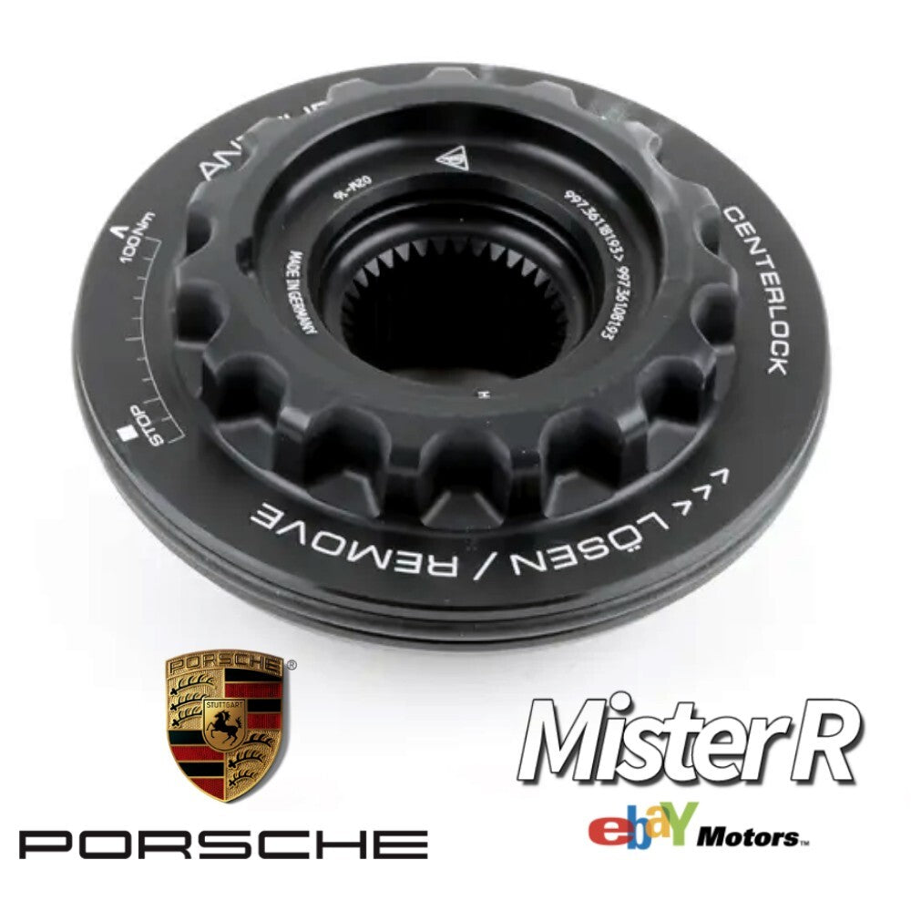 Porsche • 997 Black Center Lock Wheel Nut • 911 GT2 GT3 RS GTS • #997361081940