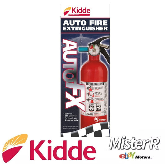 Kidde • Automotive Fire Extinguisher • 3lb Dry Chemical • Car/Truck/Boat - RED0