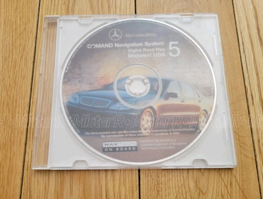 Mercedes-Benz • Comand Navigation System Road Map CD #5 • Midwest USA #Q64601135