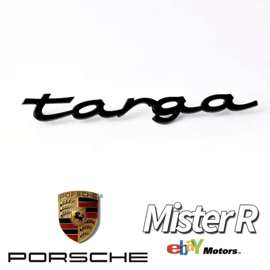 Porsche 911 • Targa Script Emblem • Black • 930 SC Turbo Carrera #911559307420