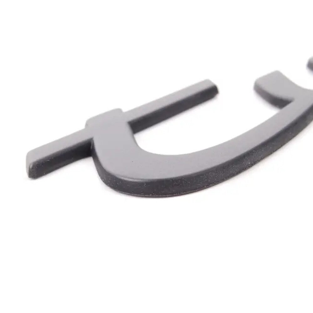 Porsche 944 • Turbo Script Emblem • Black • Genuine OE • #951559093002
