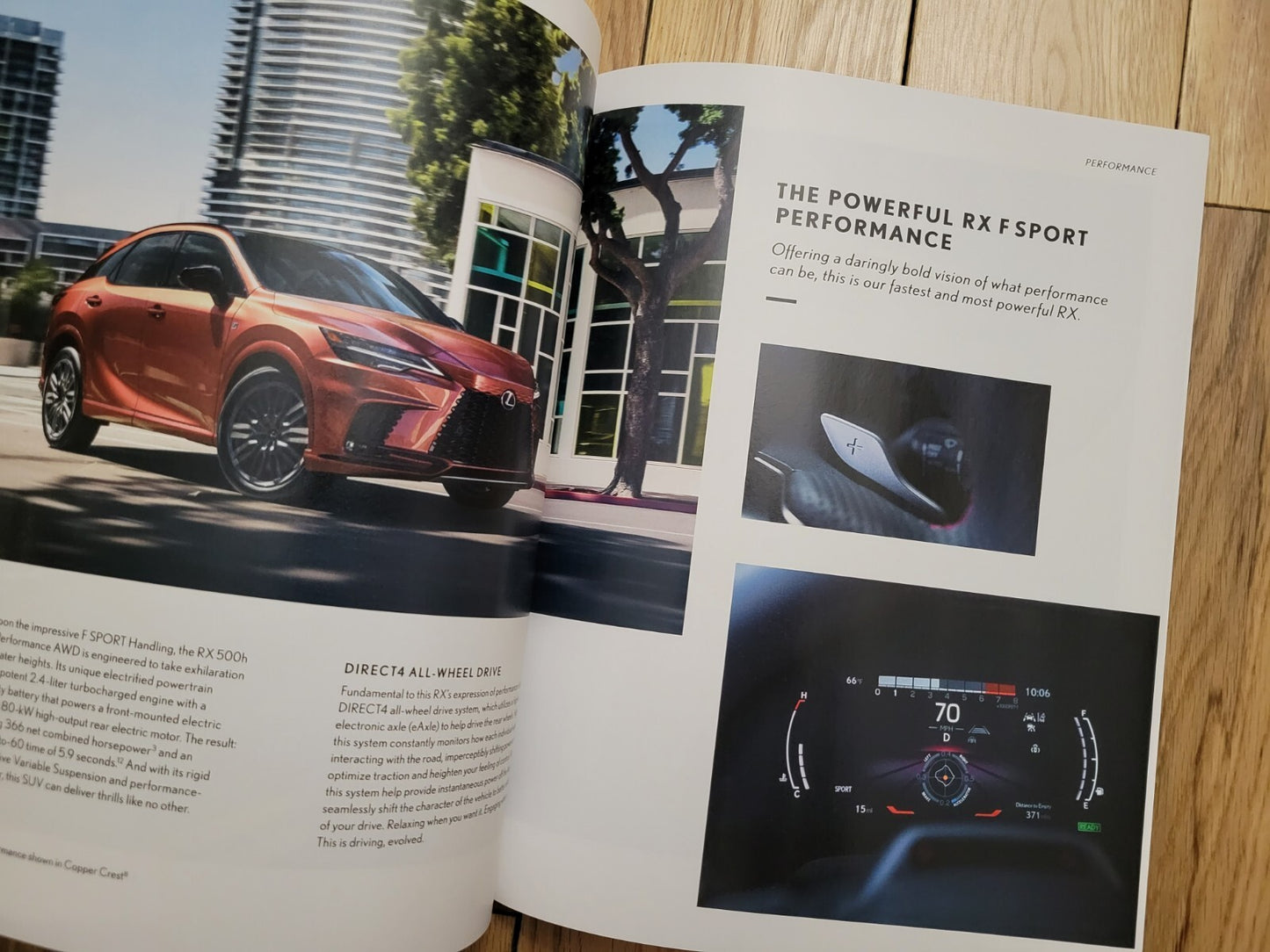 2024 Lexus RX • 350 350h 500h F Sport • Sales Brochure • Original Dealer Catalog3