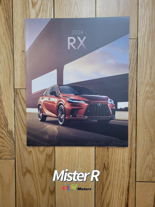 2024 Lexus RX • 350 350h 500h F Sport • Sales Brochure • Original Dealer Catalog0