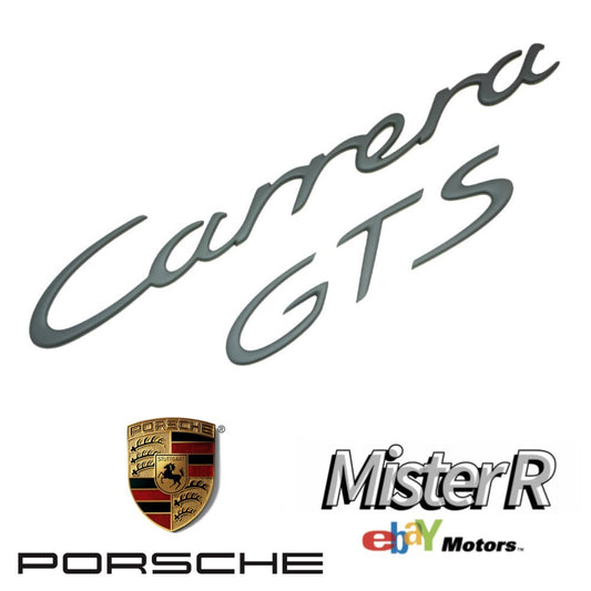 Porsche 911 997 • Carrera GTS Script Rear Emblem • Black • #997559037050