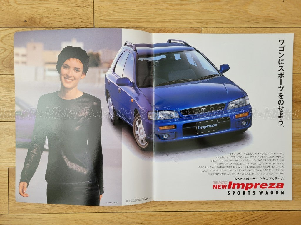 1996 Subaru Impreza Sports Wagon • Original Bug Eye WRX STi • JDM Sales Catalog1