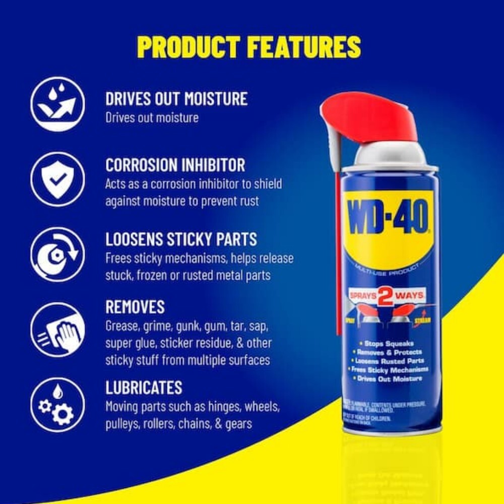 WD-40 Original Formula • Multi-Purpose Lubricant Spray • 2.75 oz "Handy Can" ×25