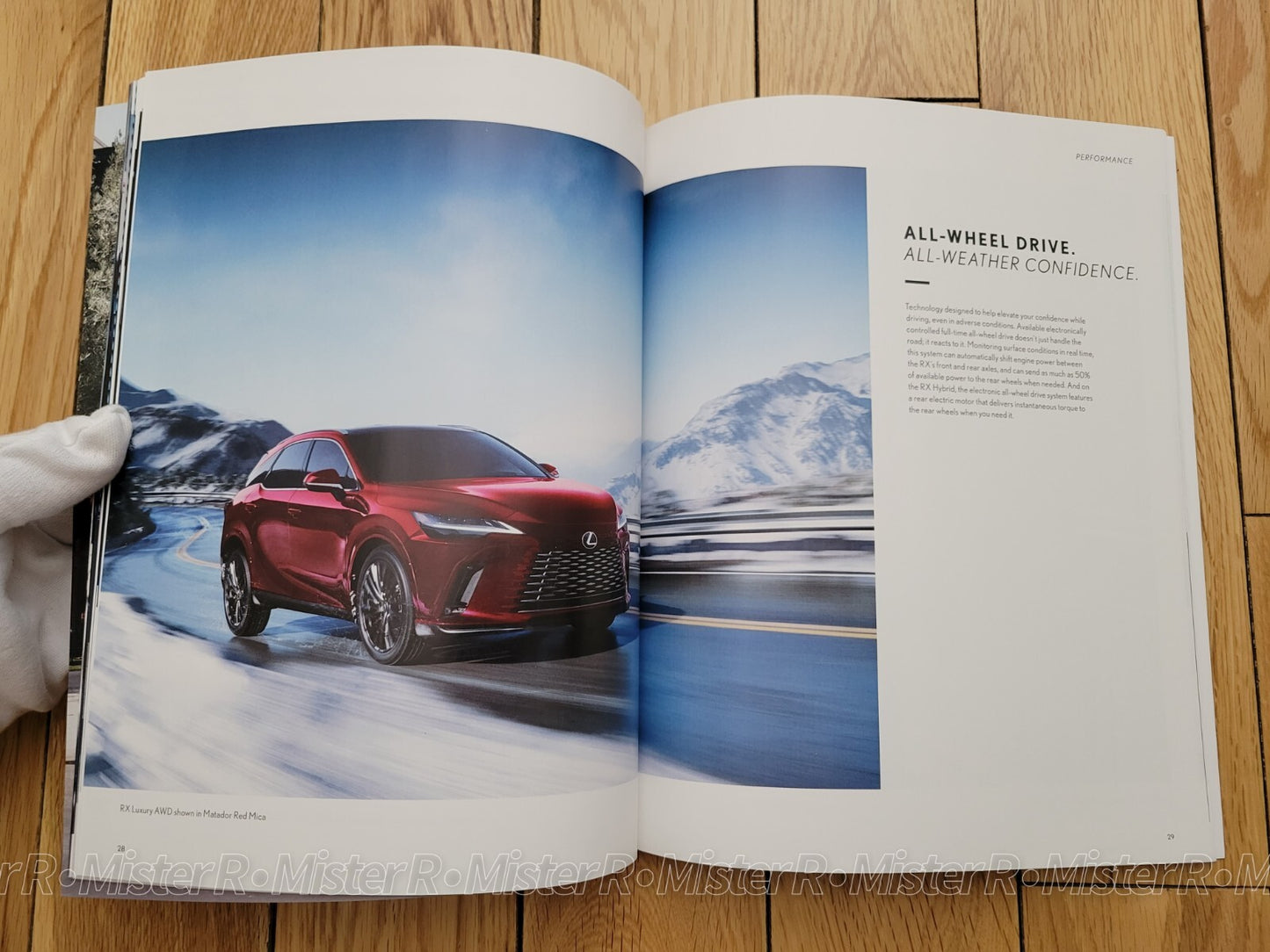 2023 Lexus RX • 350 350h 500h F Sport • Sales Brochure • Original Dealer Catalog3