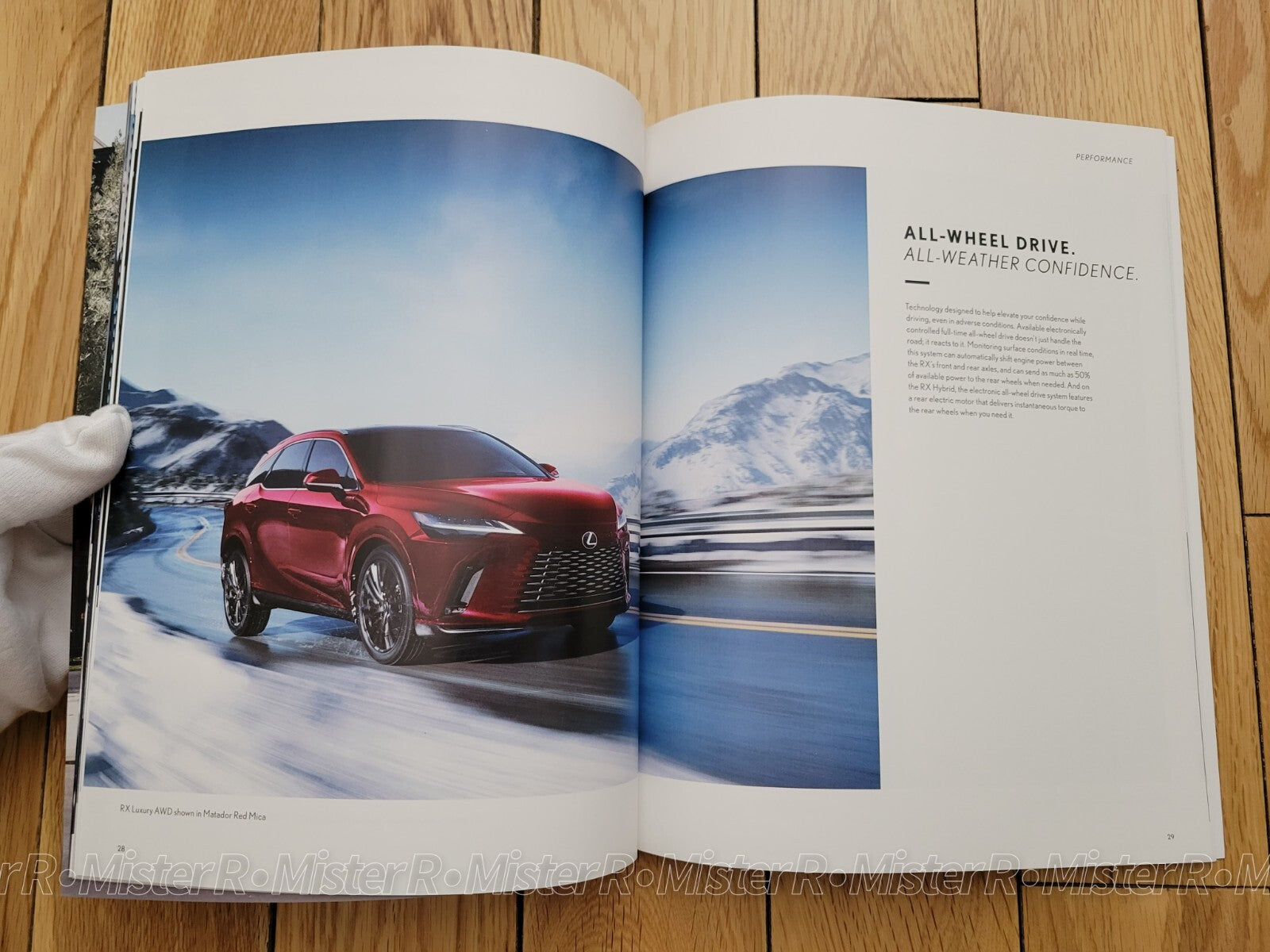 2023 Lexus RX • 350 350h 500h F Sport • Sales Brochure • Original Dealer Catalog3