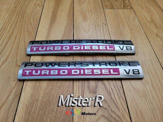 Ford • Power Stroke Turbo Diesel V8 Emblem/Badge Set • F250 F350 • #5C3416B114AA0