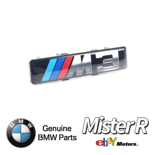 BMW E46 M3 • Front Fender Grille Emblem ×1 • Genuine New OE • #721279006050