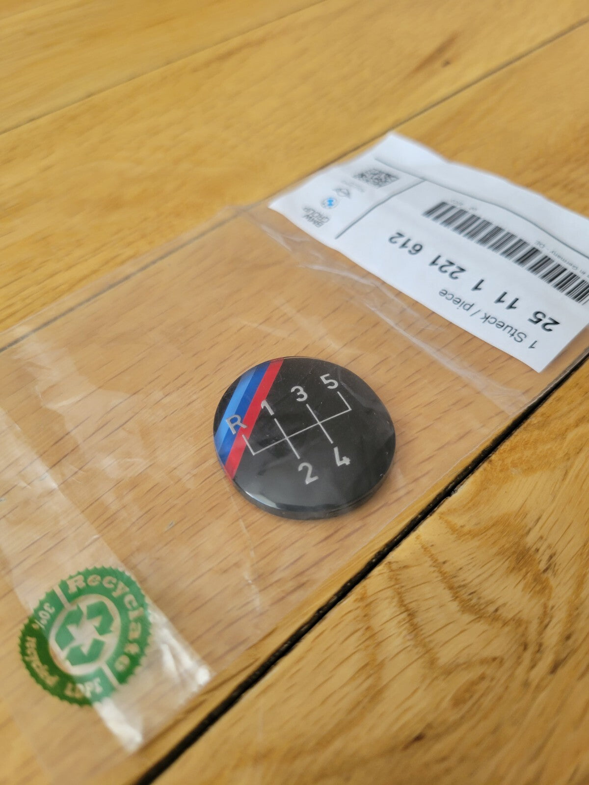 BMW Manual Transmission Shift Knob Emblem • M Tech E24 E30 E32 E34 #251112216123