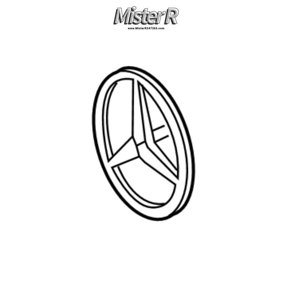 Mercedes-Benz • Front Grille Star Emblem • C-Class E-Class G-Class • #20781700161