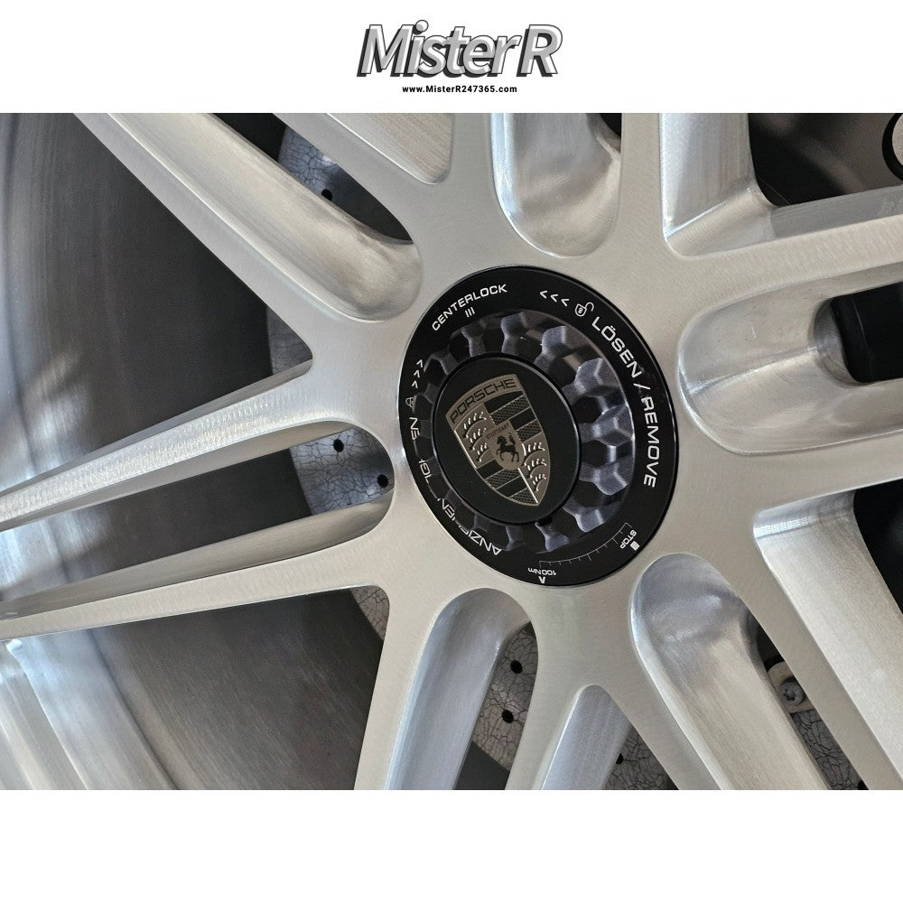 Porsche Turbonite Center Cap • Turbo GT3 GTS Center Lock Wheel • #9P1601349SJE113