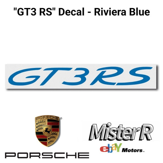 Porsche • 996 GT3 RS Decal - Riviera Blue • New OE 911 • #996559237920