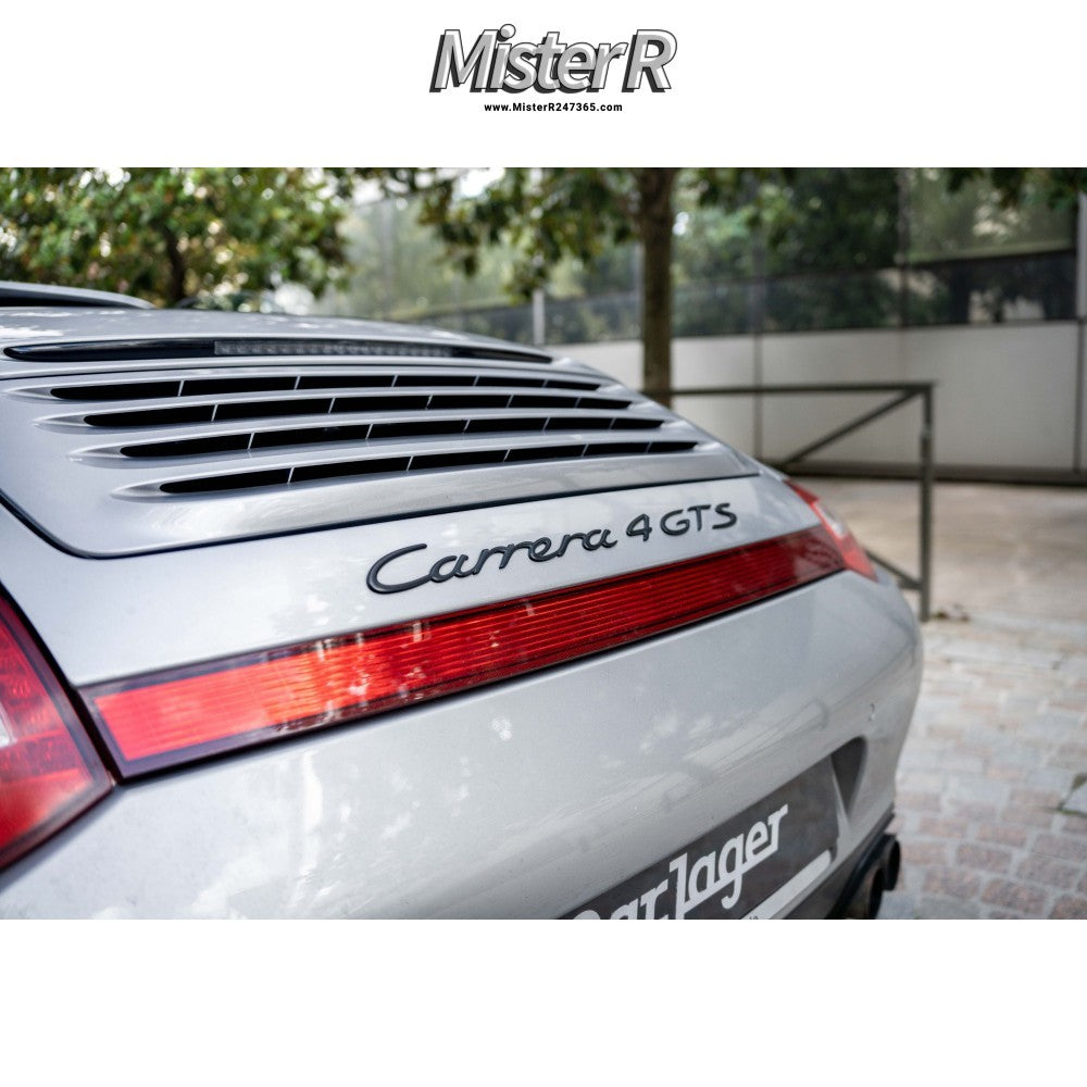 Porsche 911 997 • Carrera 4 GTS Script Rear Emblem • Black • #997559037071