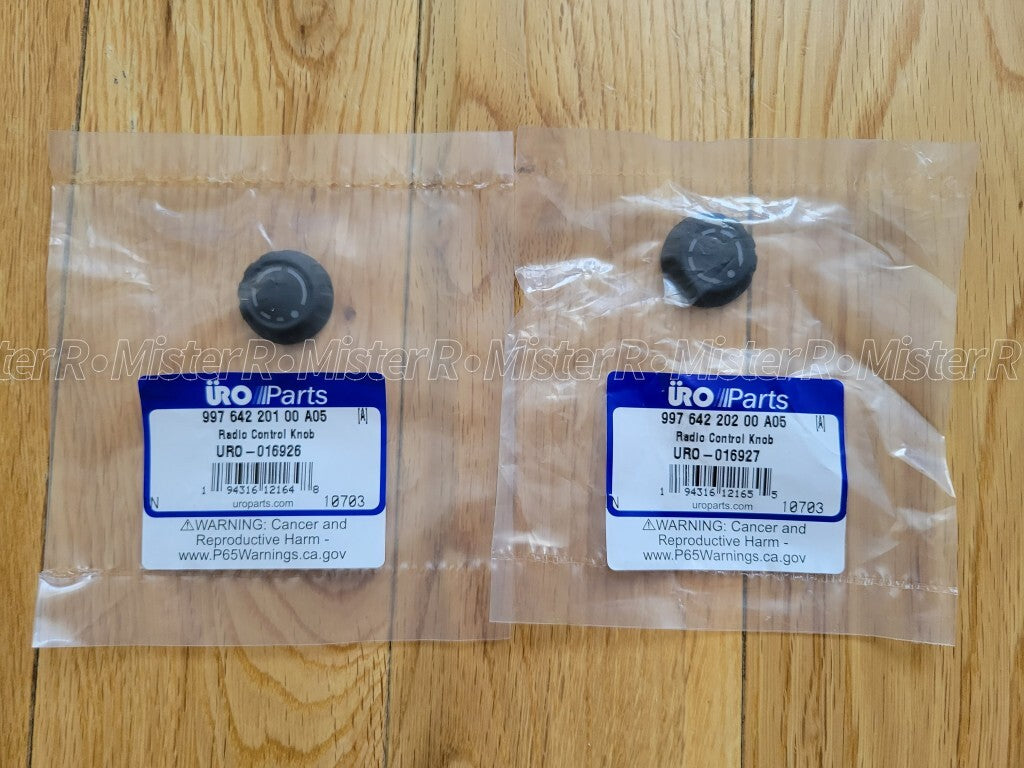 Porsche 987/997 • PCM Radio Volume Navigation Knob Set • OER #99764220100A2
