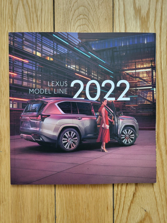 Lexus • 2022 Model Line Brochure • Original Dealer Issued Catalog • 33 pages0