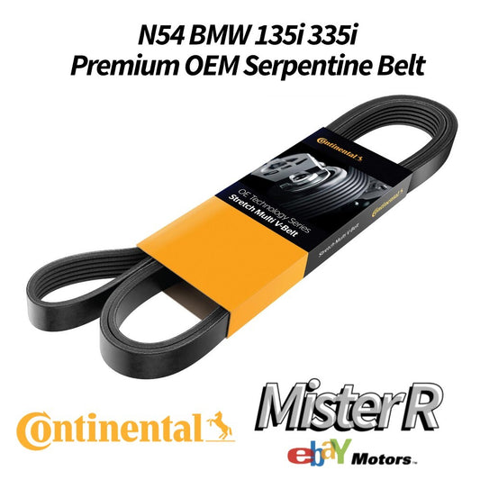 Continental 7PK1855 • Micro-V Serpentine Belt • N54 BMW 135i 335i 535i E9X0
