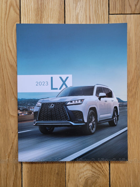2023 Lexus LX Truck/SUV • Sales Brochure • Original 38 Page Dealer Catalog0