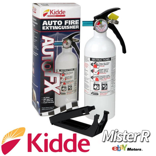 Kidde • Auto Fire Extinguisher • 3lb Dry Chemical • Car/Truck/Boat - WHITE0