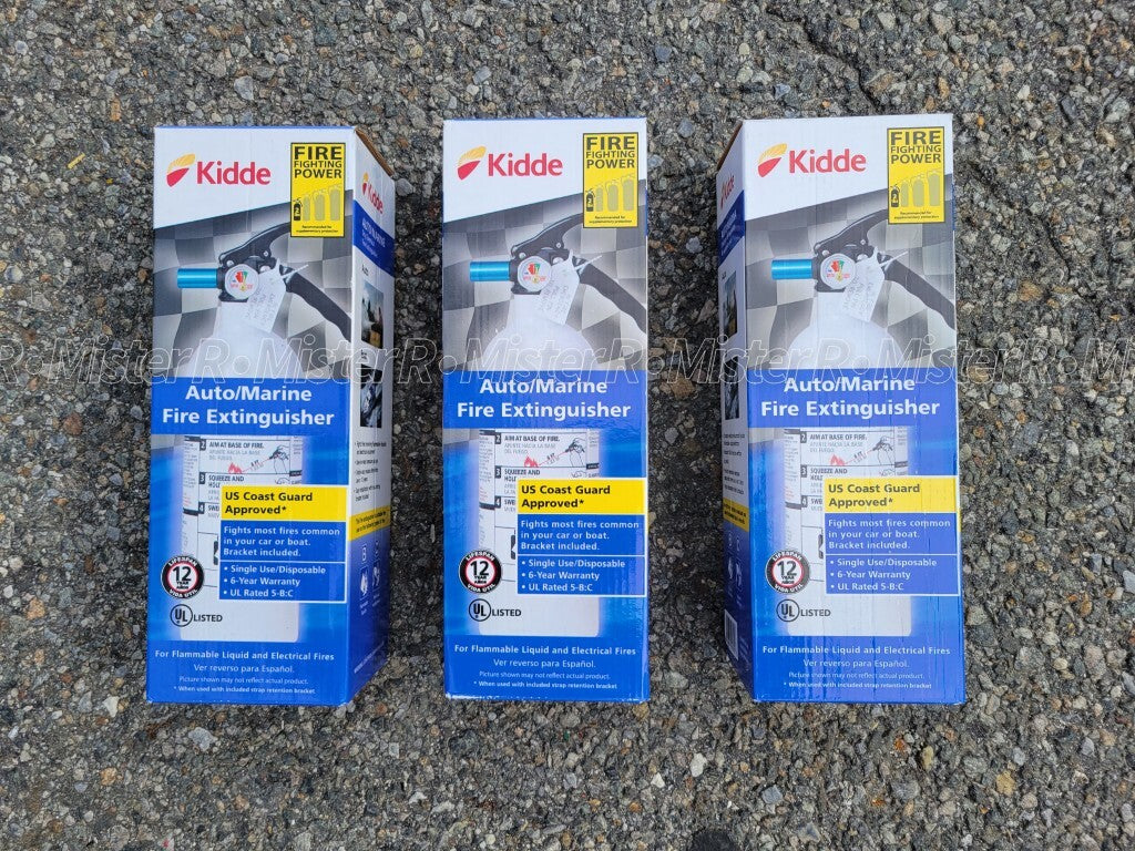 Kidde • Auto Fire Extinguisher • 3lb Dry Chemical • Car/Truck/Boat - WHITE3