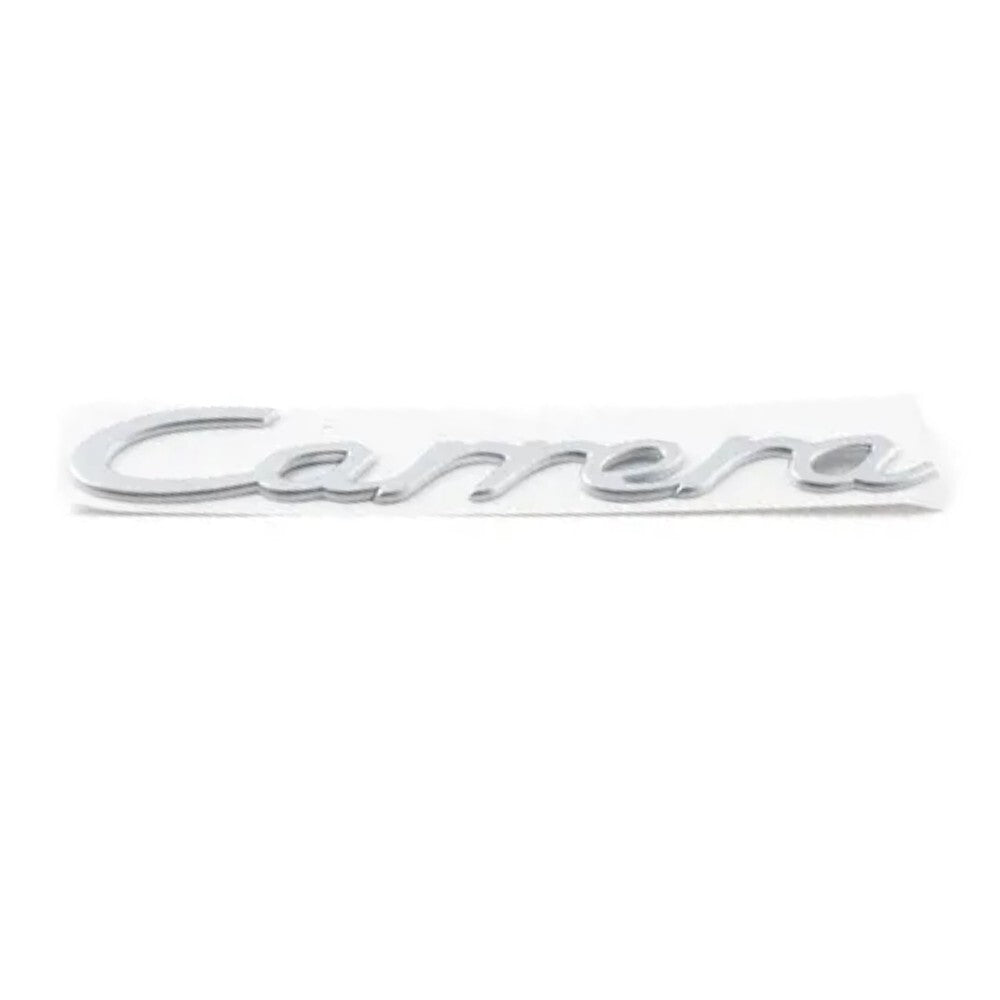 Porsche 911 997 • Carrera Script Rear Emblem • Satin Aluminum • #997559237011