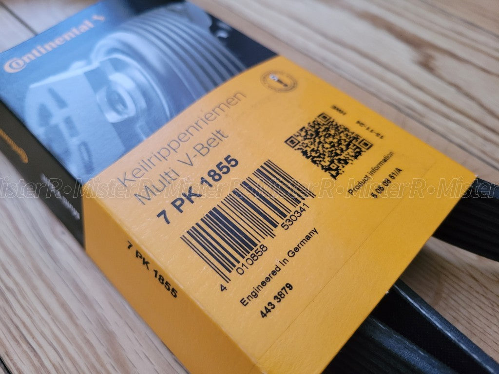 Continental 7PK1855 • Micro-V Serpentine Belt • N54 BMW 135i 335i 535i E9X4