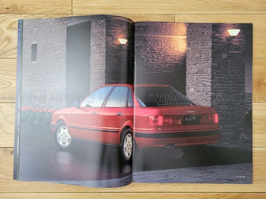 Audi 80 B4 • JDM Sales Brochure • 8C 91 92 93 94 95 • Original Japanese Catalog5