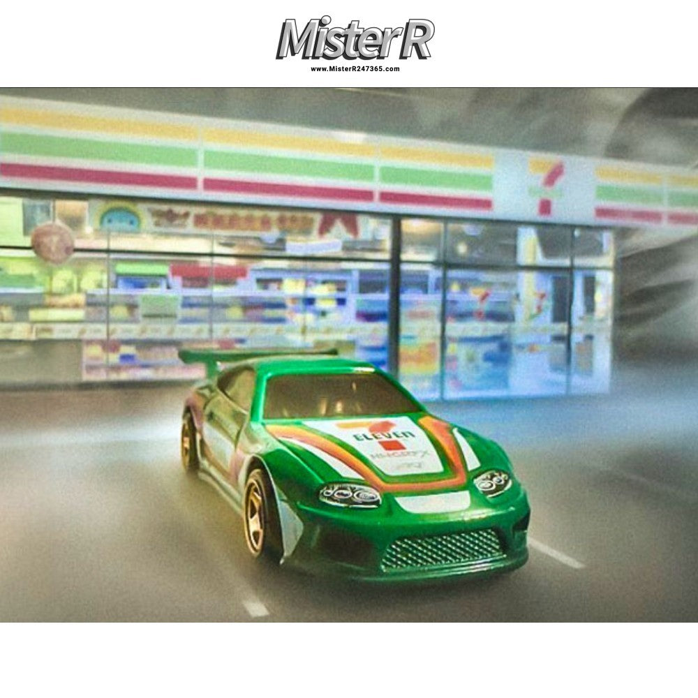 Hot Wheels × 7-Eleven • Toyota MK4 Supra • 711 Silver Series 1:64 #JFG54-JA107