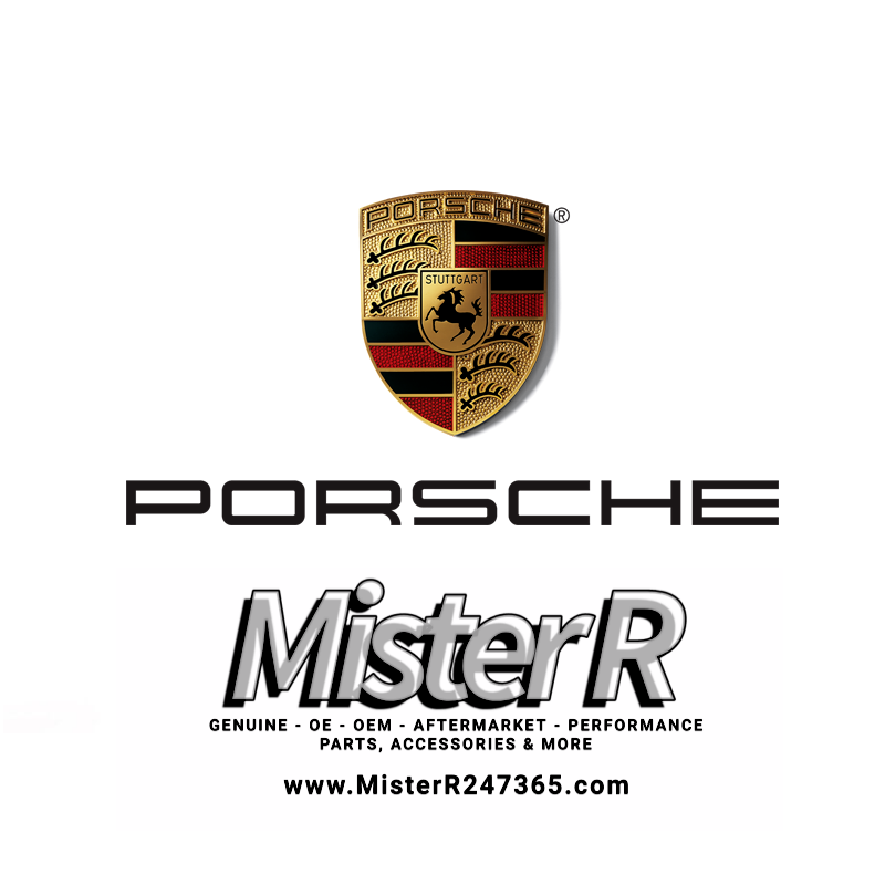 Porsche 911 996 • Turbo Rear Script Emblem • Chrome Silver • #996559237034PU3