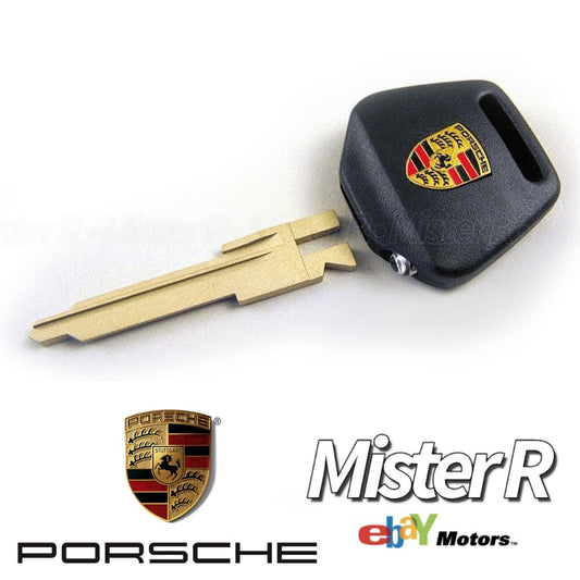 Porsche LED Key Head with Blank Blade • Genuine OE • #94453804101 #911538903000
