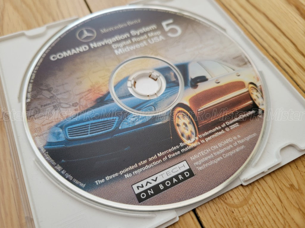 Mercedes-Benz • Comand Navigation System Road Map CD #5 • Midwest USA #Q64601131