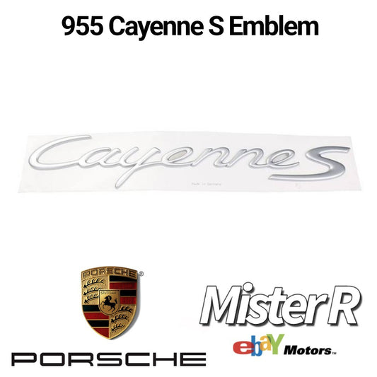 Porsche • Cayenne S Trunk/Decklid Rear Hatch Emblem • 9PA 955 • #955559037014W90