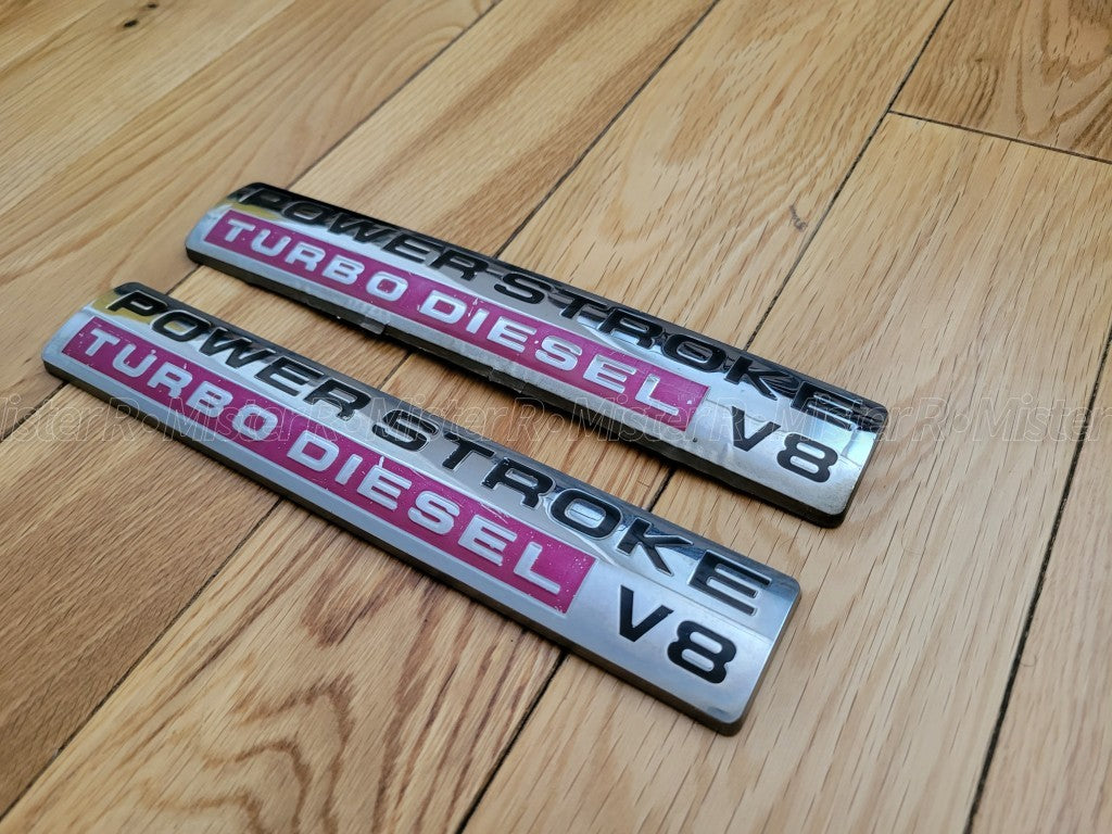 Ford • Power Stroke Turbo Diesel V8 Emblem/Badge Set • F250 F350 • #5C3416B114AA2