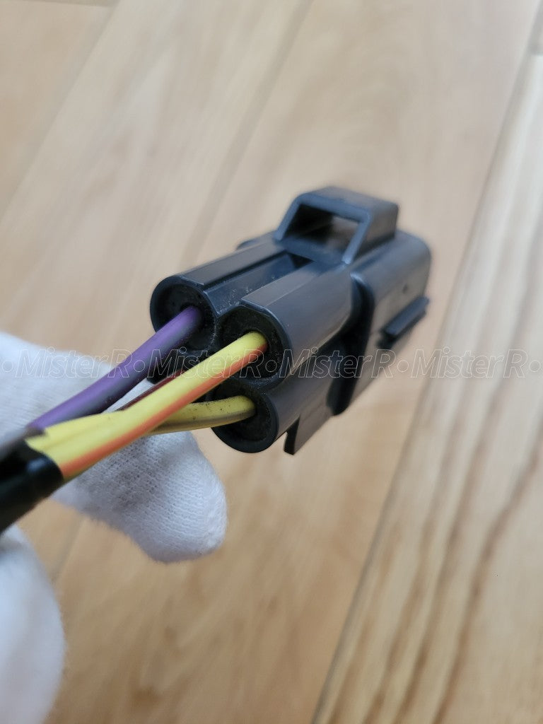 Ford 4-Pin Connector Pigtail Harness • Blade Style Male Plug • Used OE3